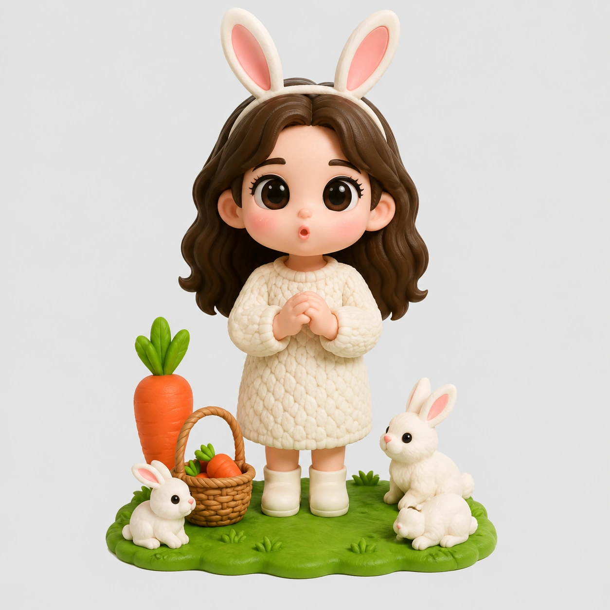 Single Person Scene Figurine custom photo design sample
