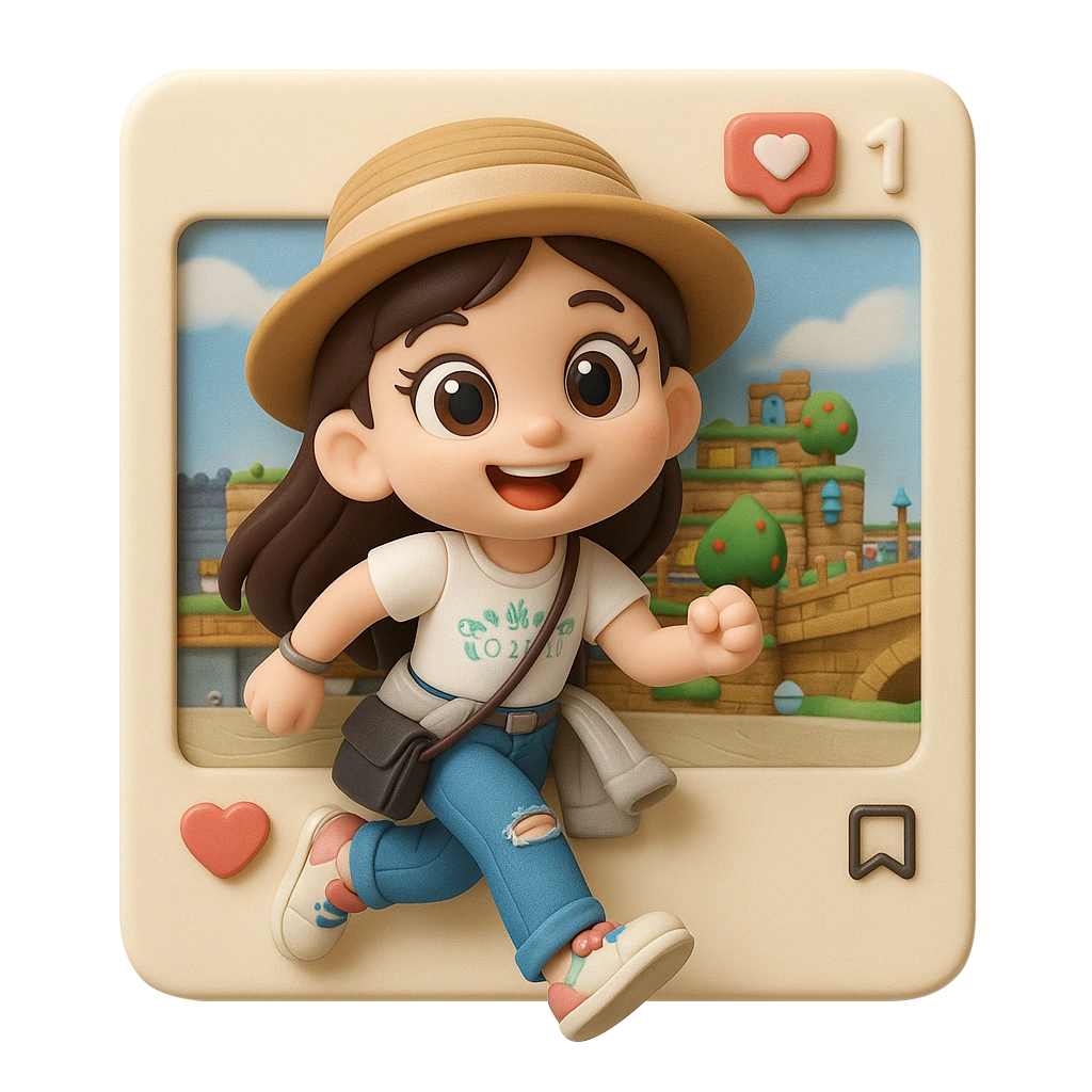Framed Person Figurine custom photo design sample