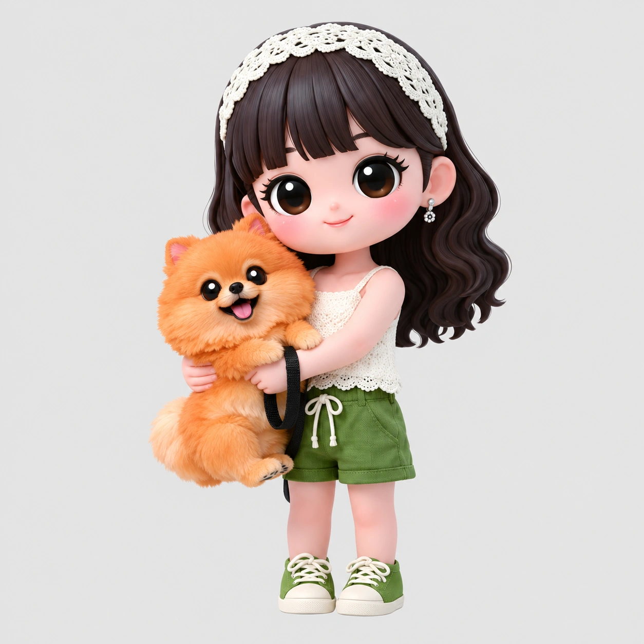 Person & Pet Figurine custom photo design sample