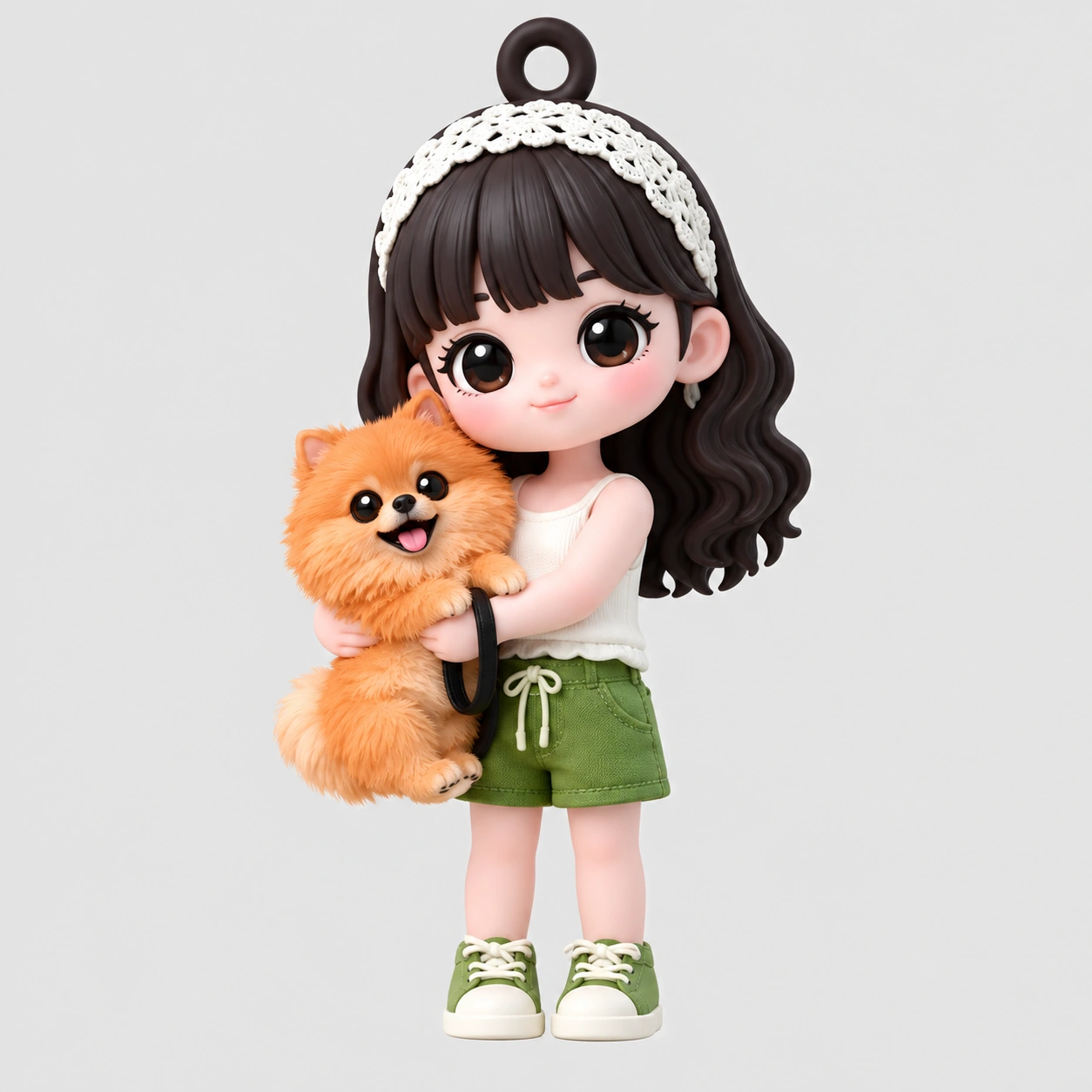 Person & Pet Charm custom photo design sample