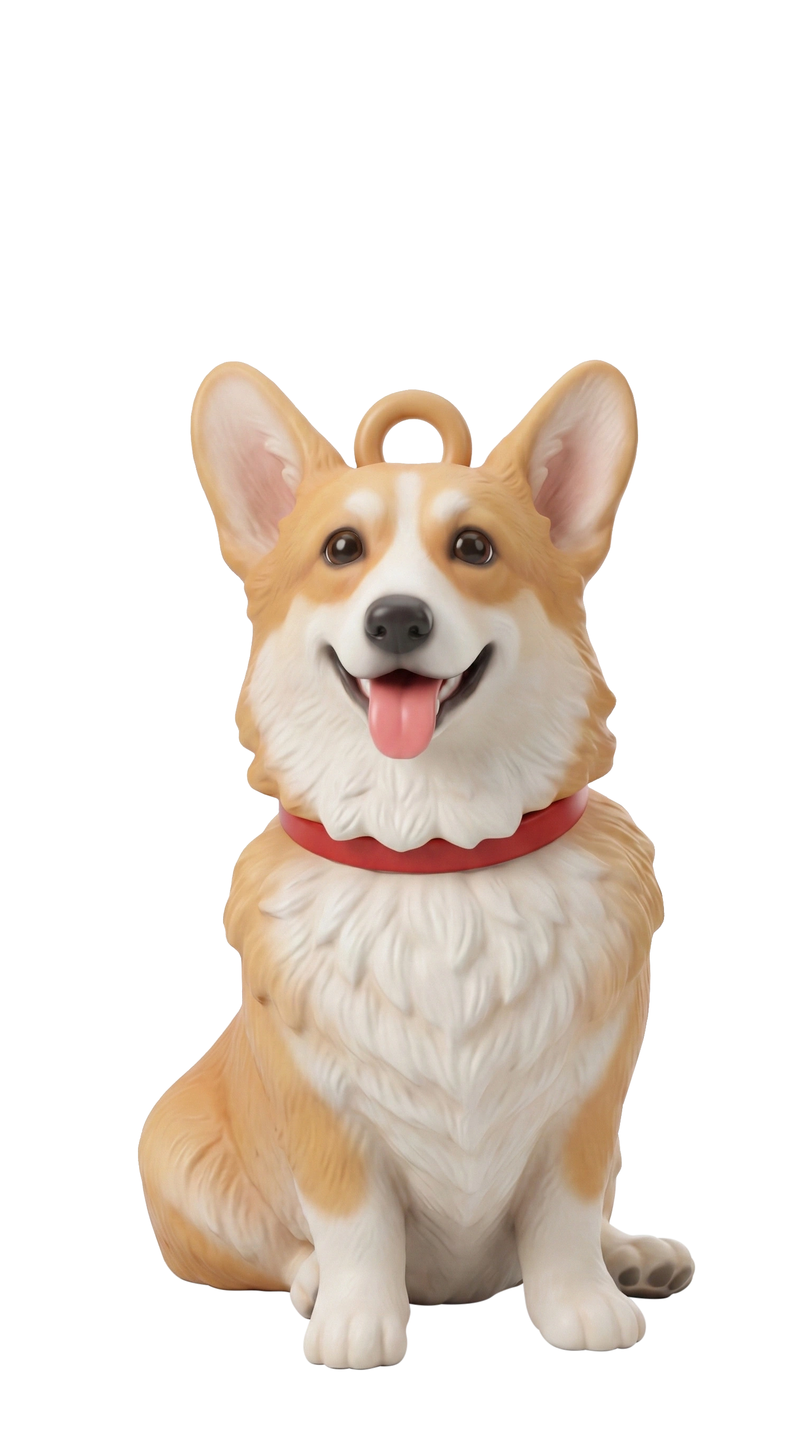 Realistic Pet Charm custom photo design sample