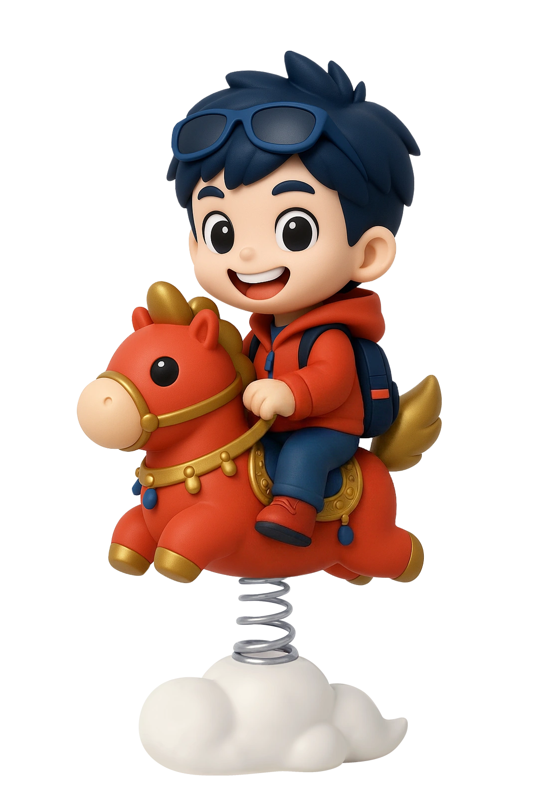 Spring Rocker Figurine custom photo design sample