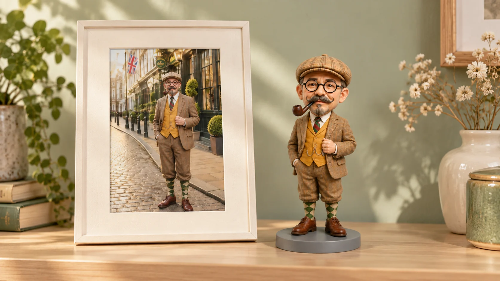Semi-realistic design style example
